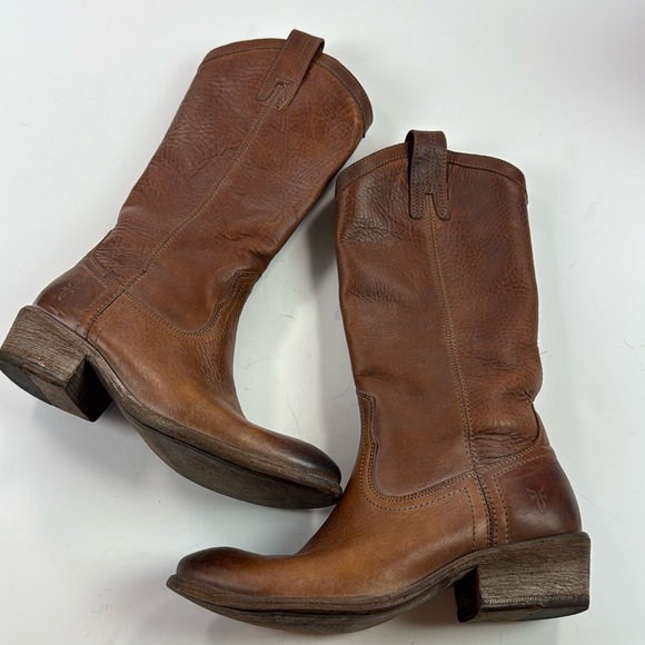 Perfect Frye Carson Pull-On Tall Leather Boots - Picture 2 of 8